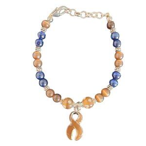 Brown Ribbon Awareness Bracelet #43